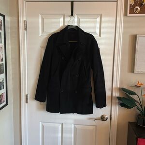 Express Black pea coat size small